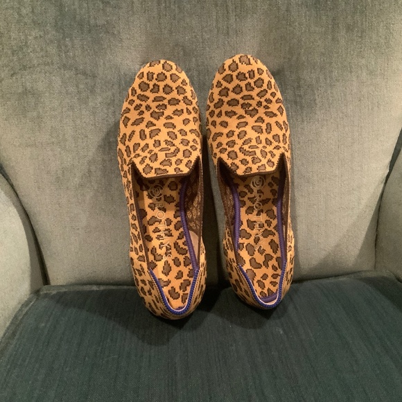 Rothys Leopard Spot Loafers - Picture 1 of 5